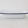 Azafate o bandeja de porcelana blanca, 2 tamaños - Imagen 3
