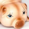 Hucha Cerdito Cerámica Calidad Diseño Cuidado Pintado a Mano Detalle Colores Dos Tamaños - Imagen 2
