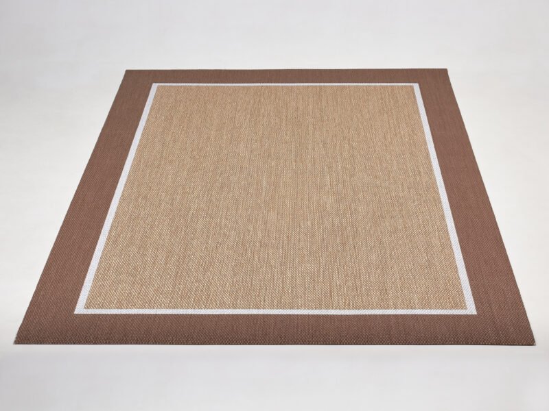 Alfombra de Vinilo Marrón/Beige Premium para Interior y Exterior – Alta Resistencia – Varios Tamaños - Imagen 2